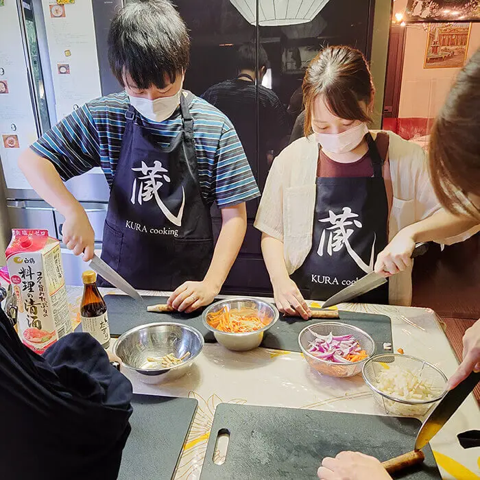 「和食を作る」の様子