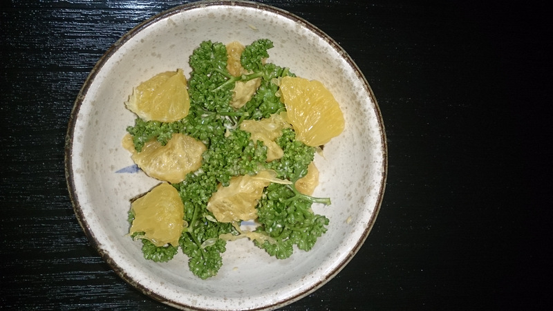 Parsley And Sweet Summer Orange Kura Cooking Japanese Cooking School For Foreigners Near Nagoya