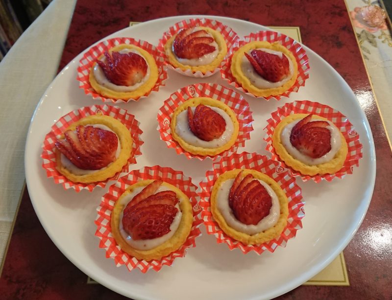 Strawberry tart KURA cooking Japanese Cooking School for foreigners